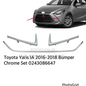 Toyota Yaris Ia 2016-2018 Bumper Chrome