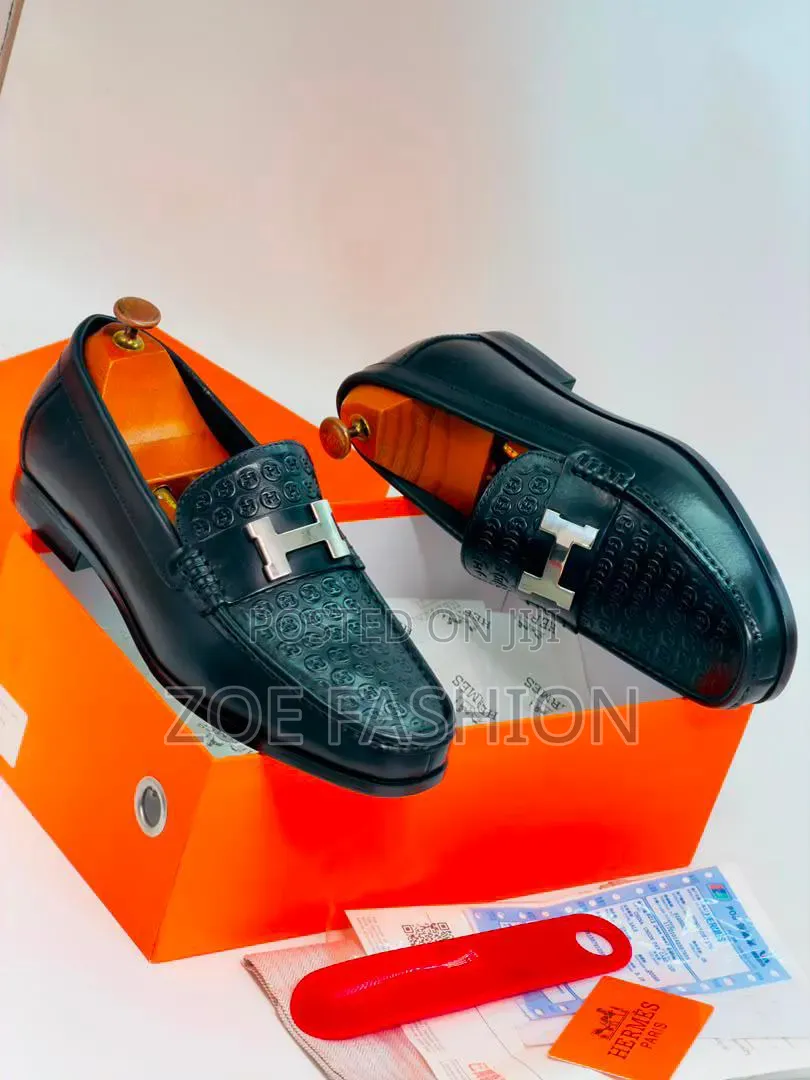 Men's Leather Loafers Shoe (Hermes)
