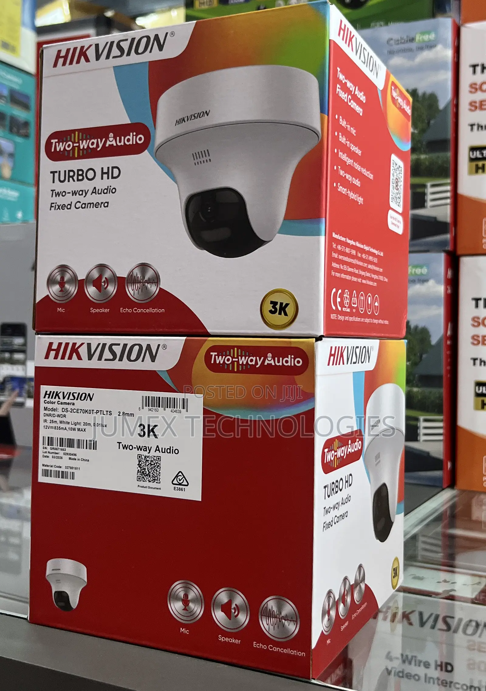 Hikvision / 5mp Two-Way Audio Camera Pt Ds-2ce70k0t-PTLTS Analog