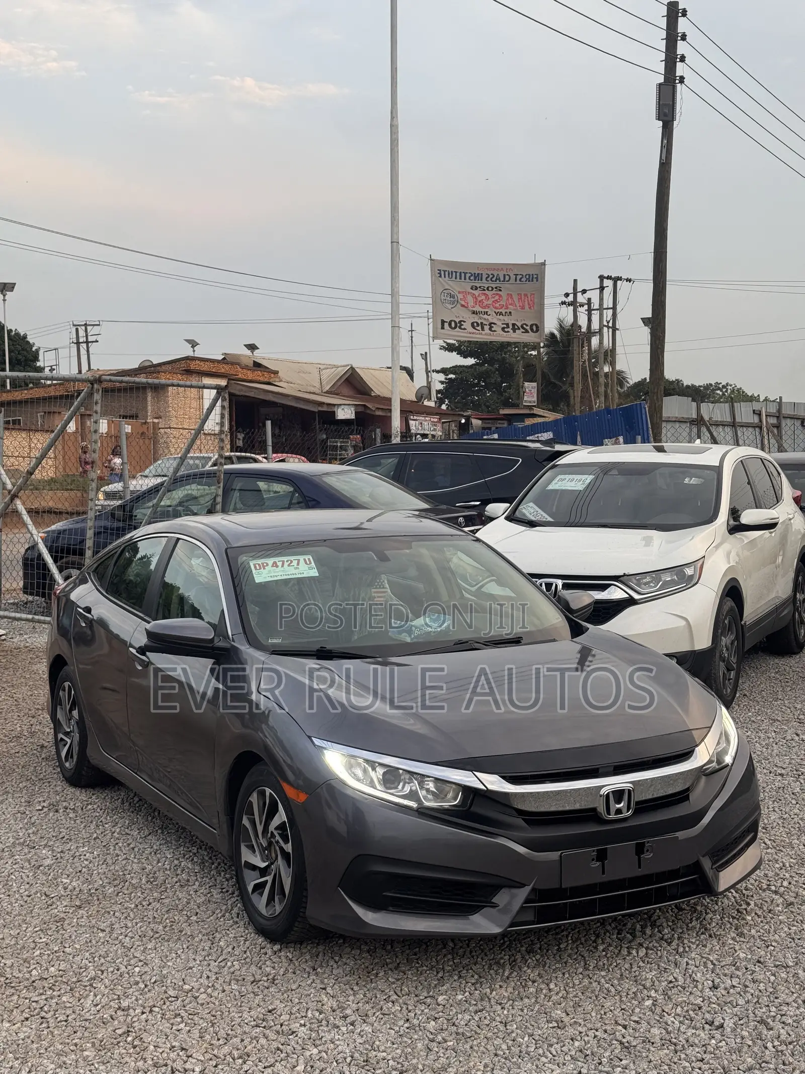 Honda Civic EX 4dr Sedan (1.5L 4cyl) 2016 Gray