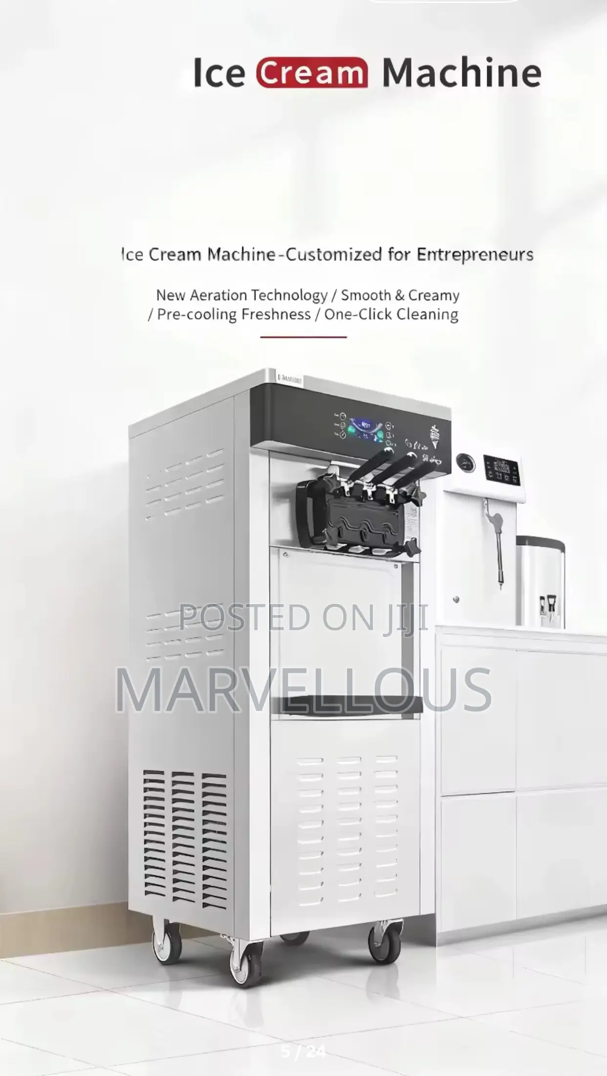 Commercial Ice Cream Machine – High Capacity|For Shops Restaurants