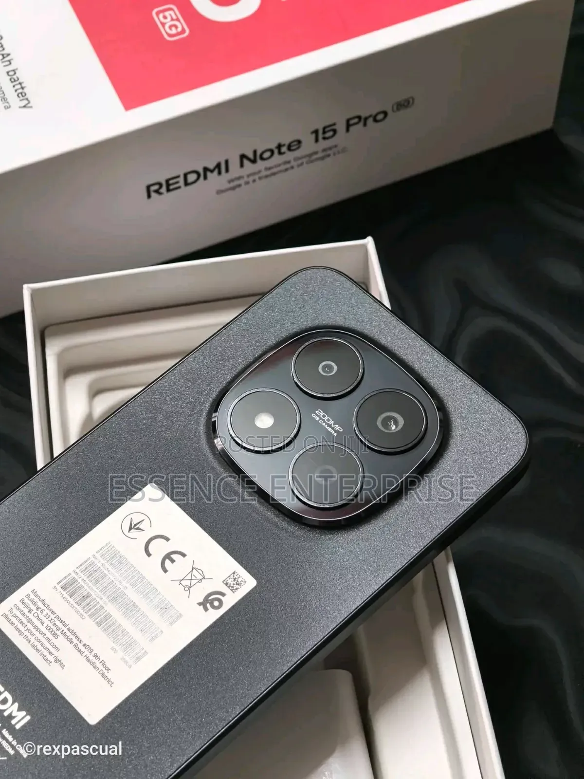 New Xiaomi Redmi Note 15 Pro 256 GB Black