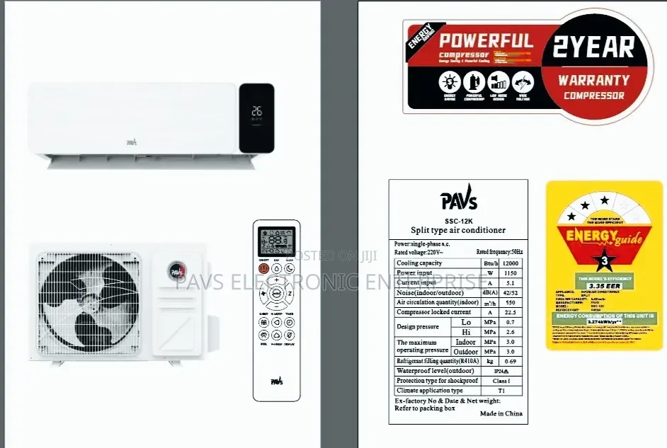 Pavs/Aux Air Split Air Conditioner