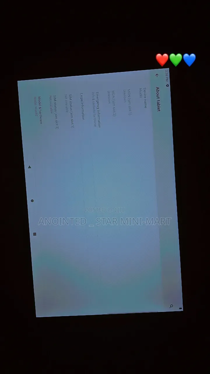 New Tablet 512 GB Black