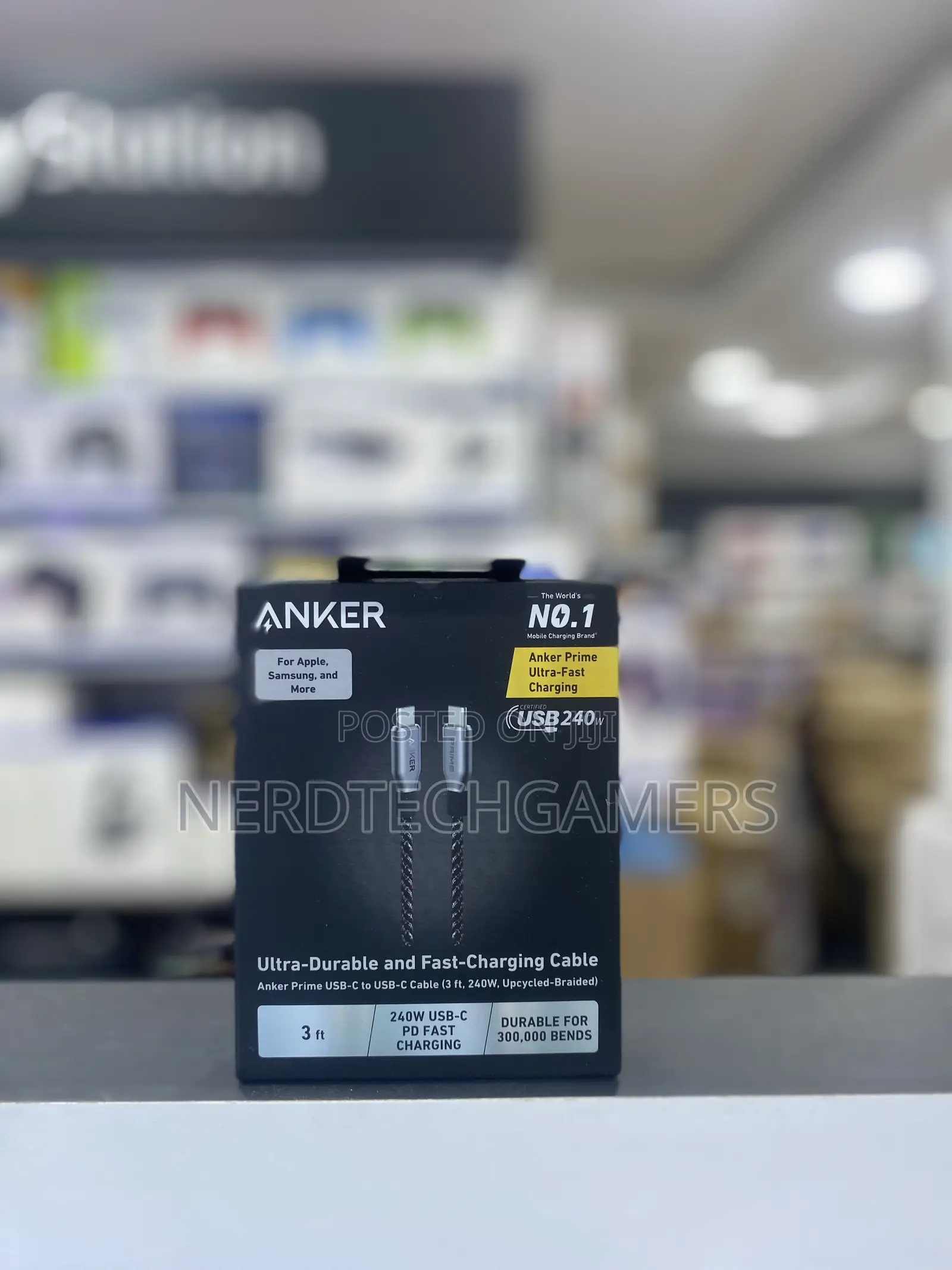 Anker USB-C to USB-C 240w Cable 3ft