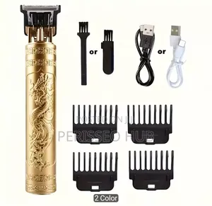 Rechargeable Cordless Hair Clipper Beard Trimmer + Attachments