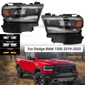 Dodge Ram 1500 Headlight PAIR 2019,2020,2021,2022,2023
