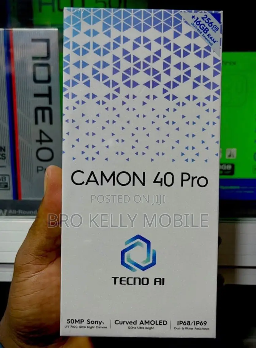 New Tecno Camon 40 Pro 5G 256 GB Gray