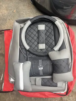 Luxury Ash and Black Seat Cover