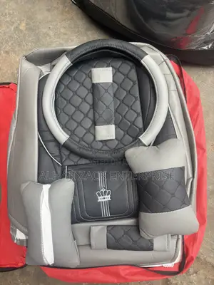 Luxury Ash and Black Seat Cover