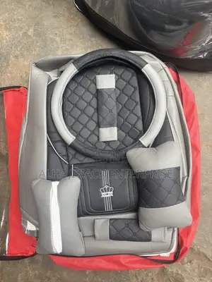 Luxury Ash and Black Seat Cover