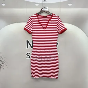 Nwatee Fashion Striped Polo Mini Dress