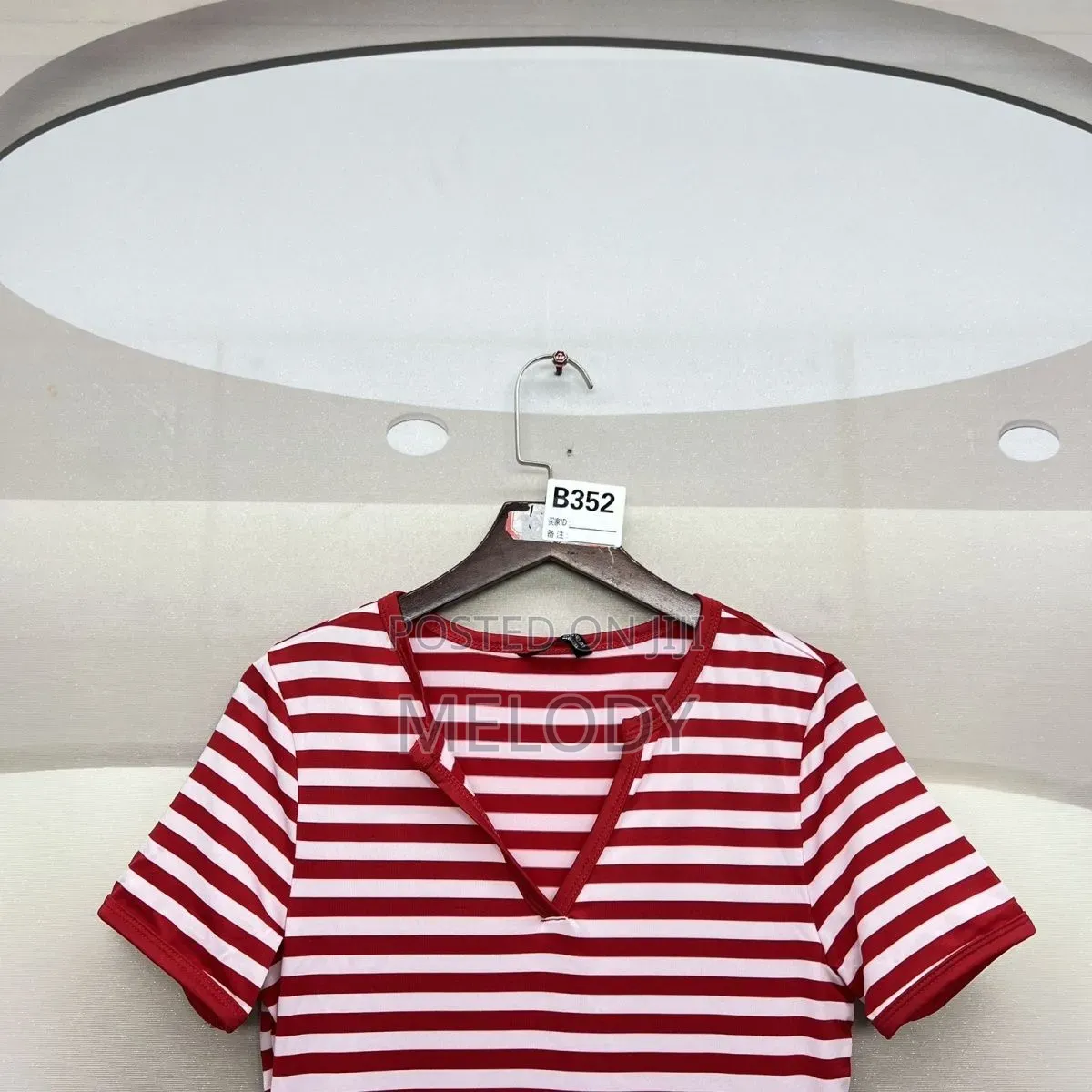 Nwatee Fashion Striped Polo Mini Dress