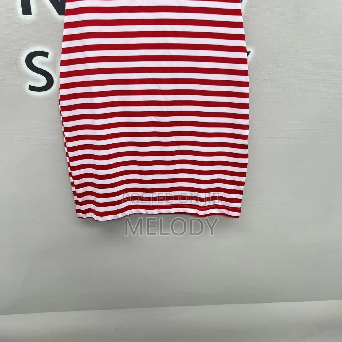Nwatee Fashion Striped Polo Mini Dress
