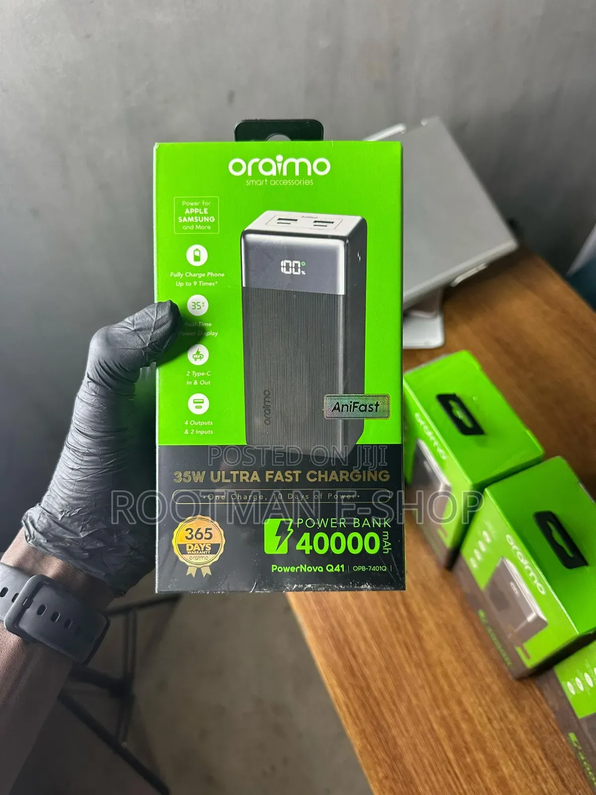 PowerNovaQ41 40000mAh Power Bank – Fast Charger 22.5W Fast Charging