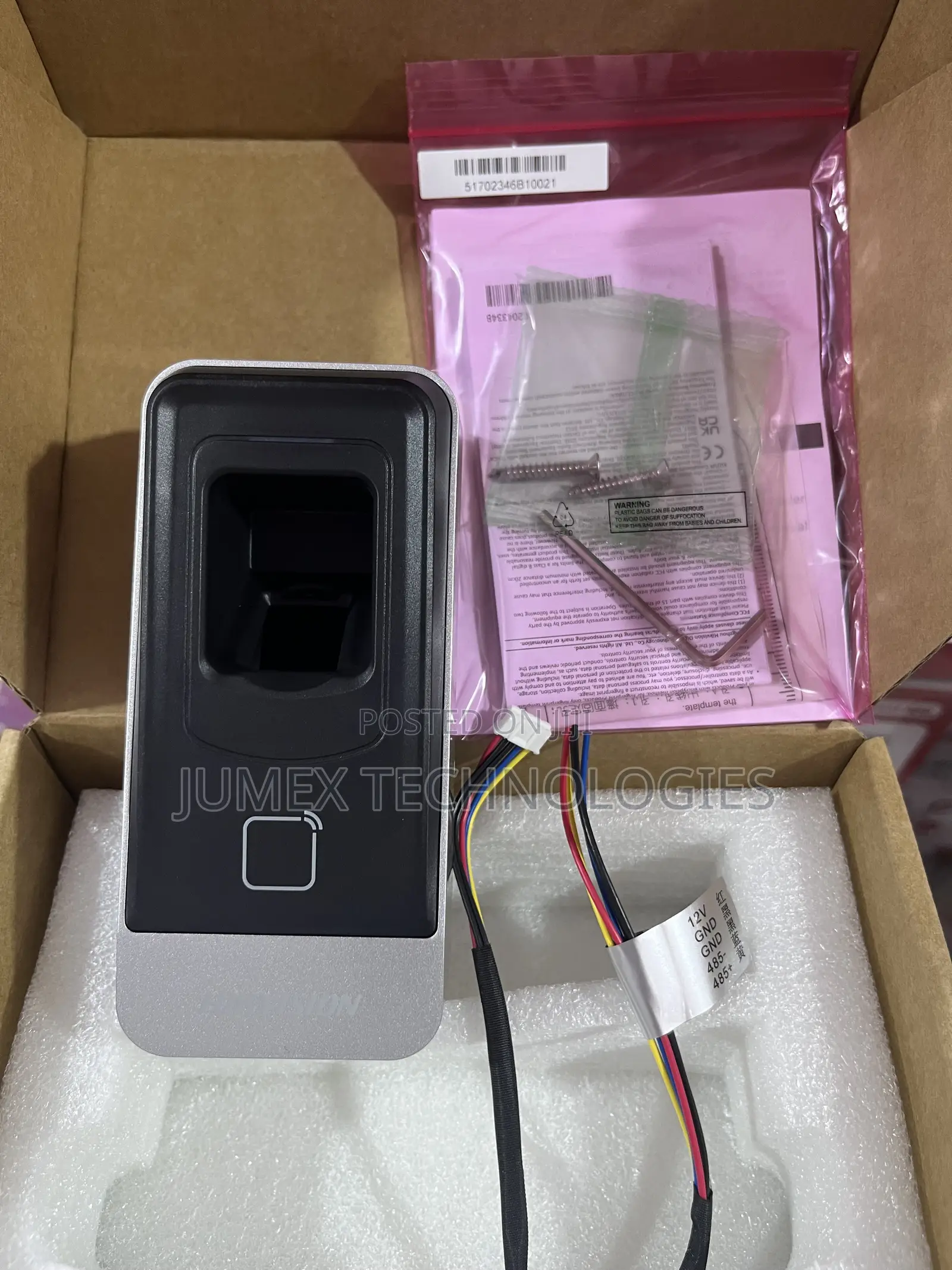 Hikvision Fingerprint Card Reader Ds-K1201amf