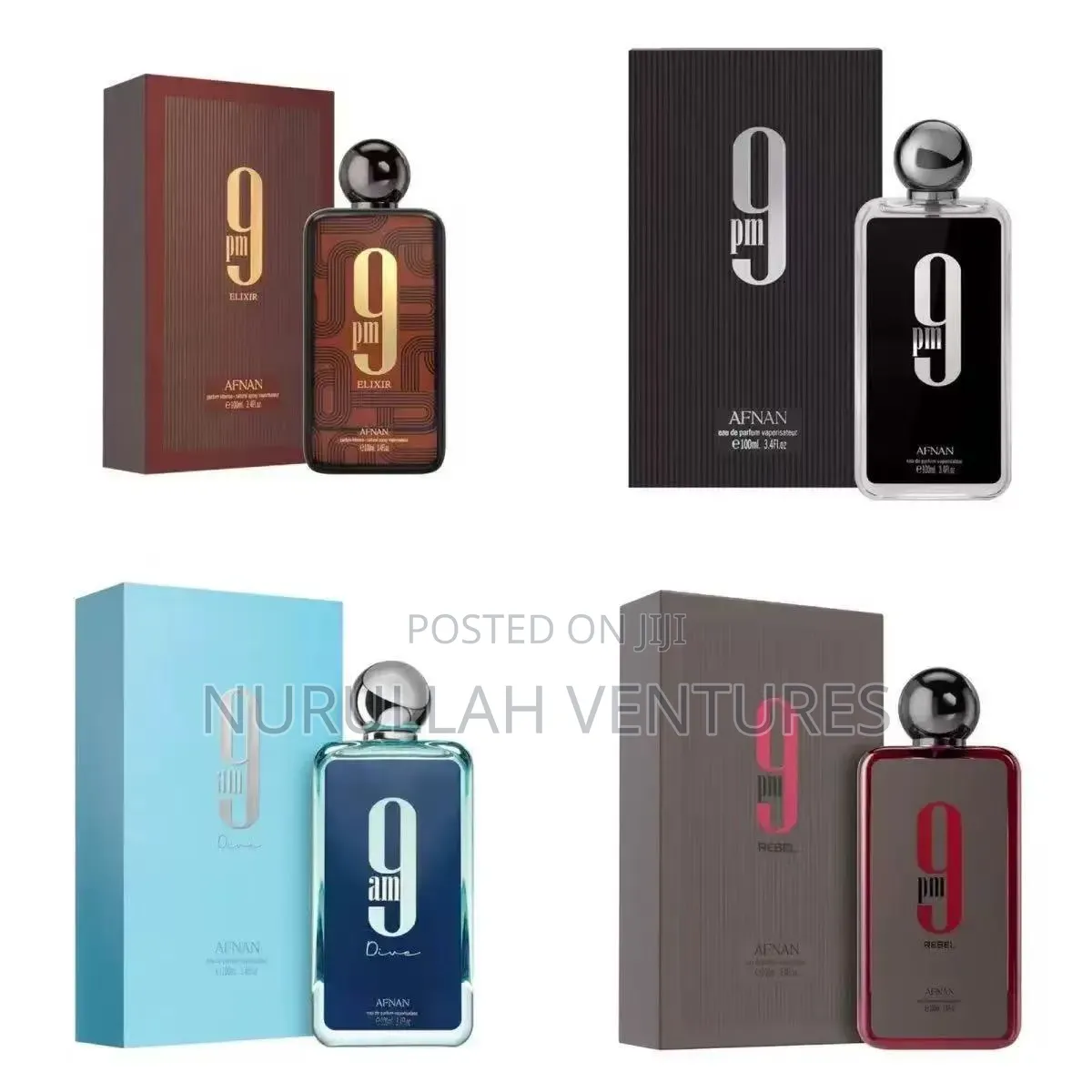 Afnan 9 PM Perfume Collection – 100ml EDP | Luxury Long-Lasting