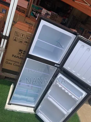 Nasco Quality Double Door Fridge 158 Litres Top Freezer