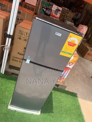 Nasco Quality Double Door Fridge 158 Litres Top Freezer