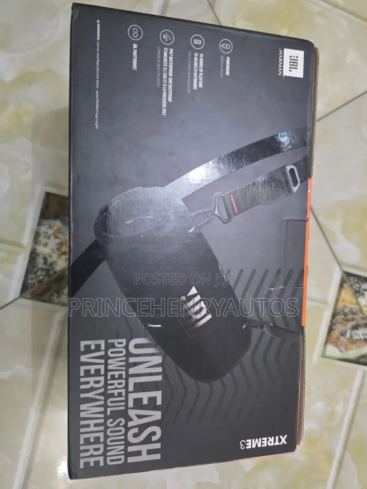 JBL Xtreme 3 - Portable Waterproof Speaker - Black