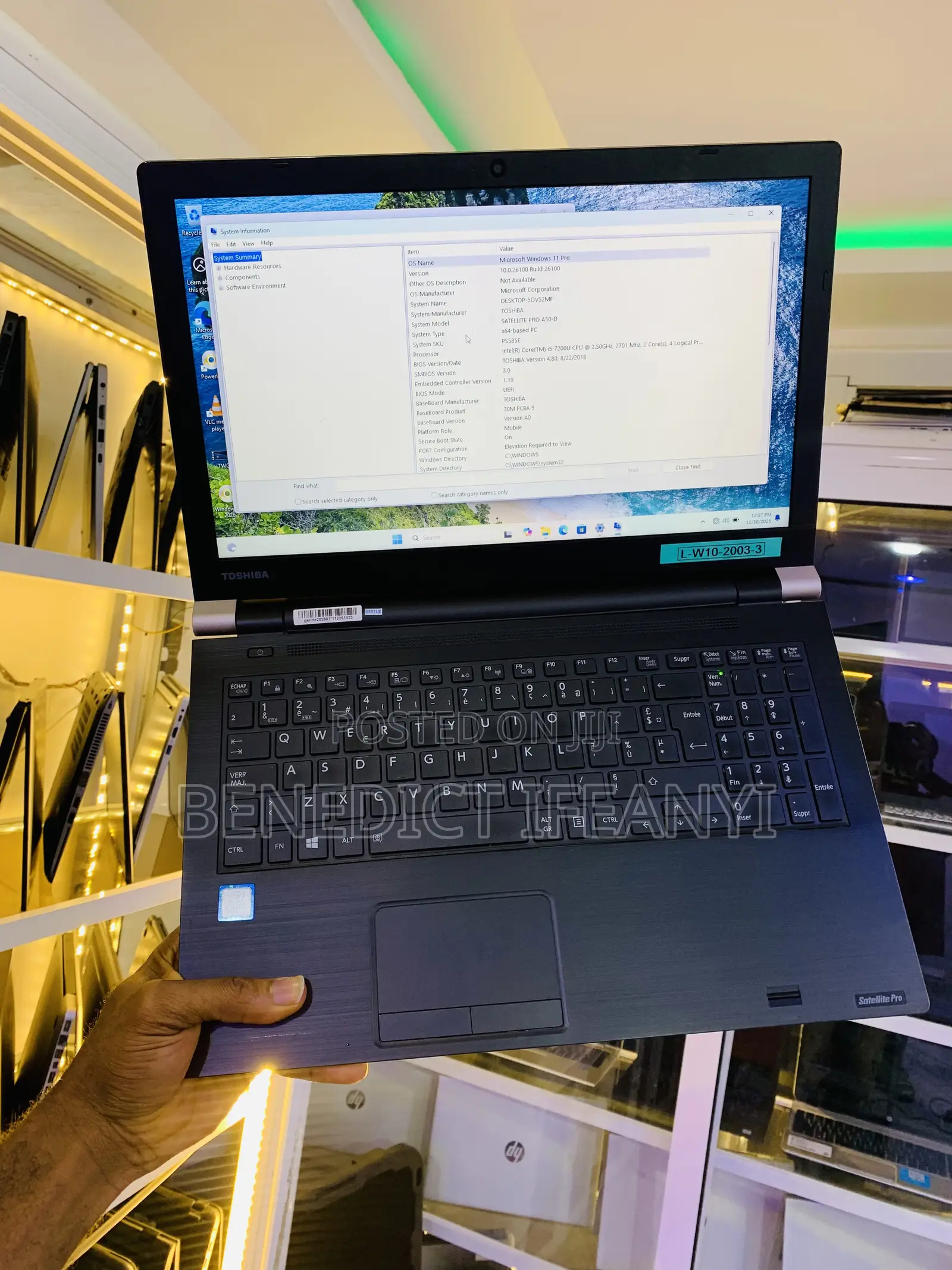 Laptop Toshiba Satellite Pro A300 8GB Intel Core i5 SSD 256GB