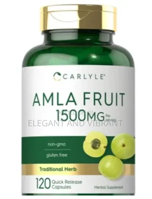 Amla Fruit 1500mg Per Serving | 120 Capsules