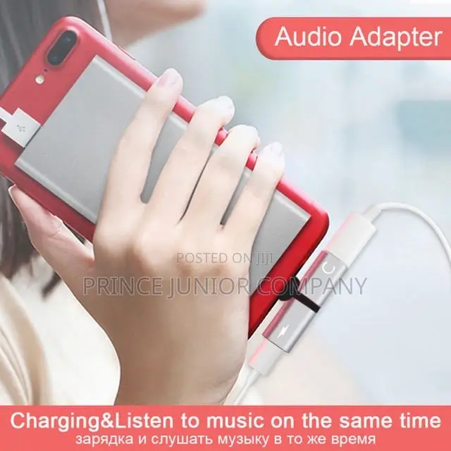 2 in 1 Audio Adapter for All Iphones