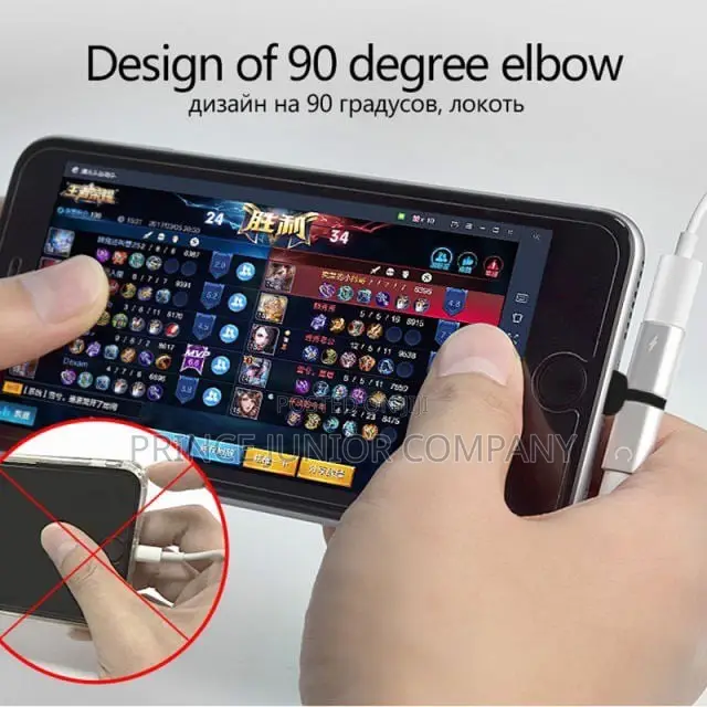2 in 1 Audio Adapter for All Iphones