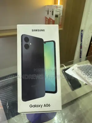 New Samsung Galaxy A06 64 GB Black