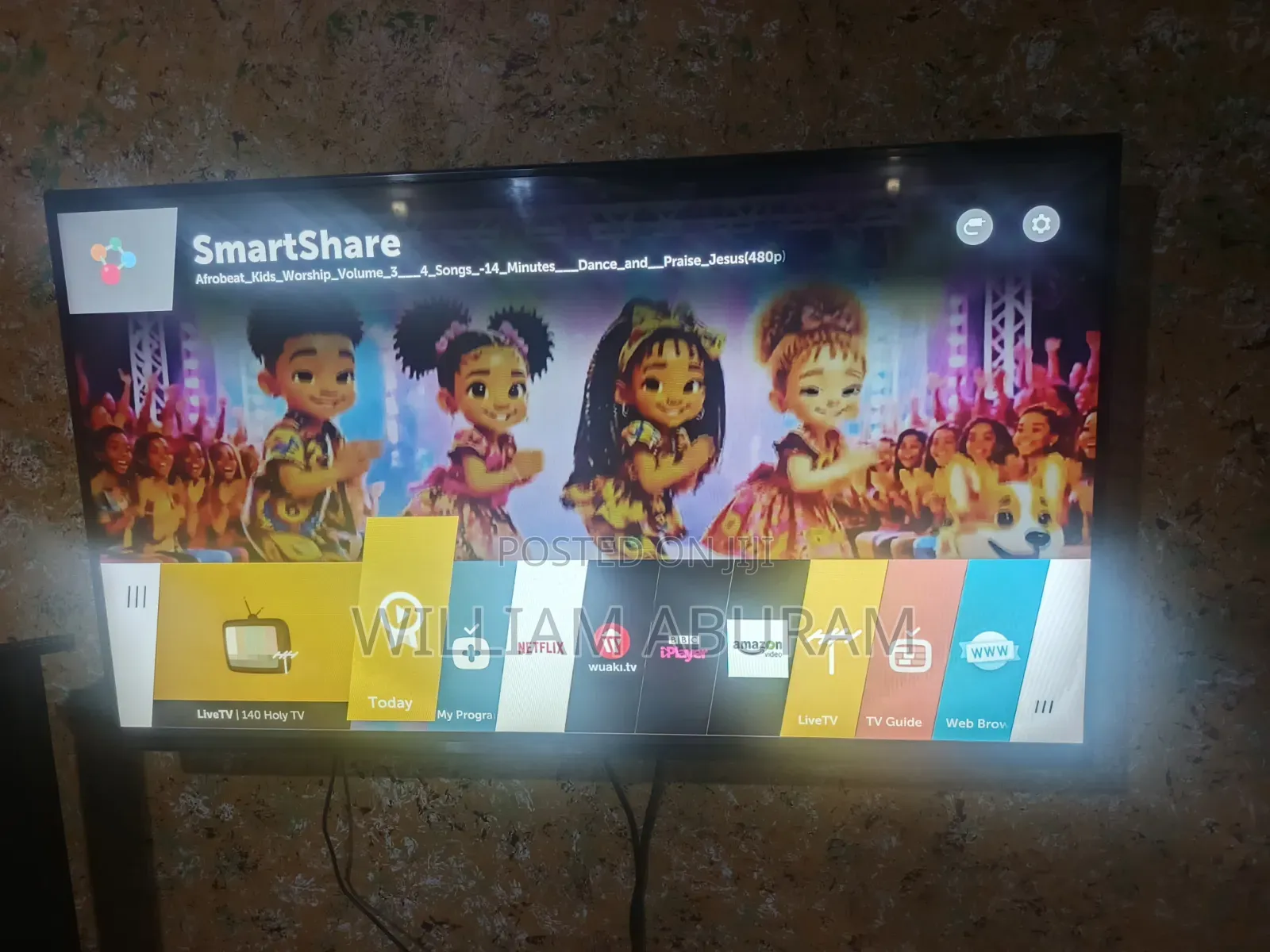 Very Affordable and Slightly Used 55inch LG Smart TV Led