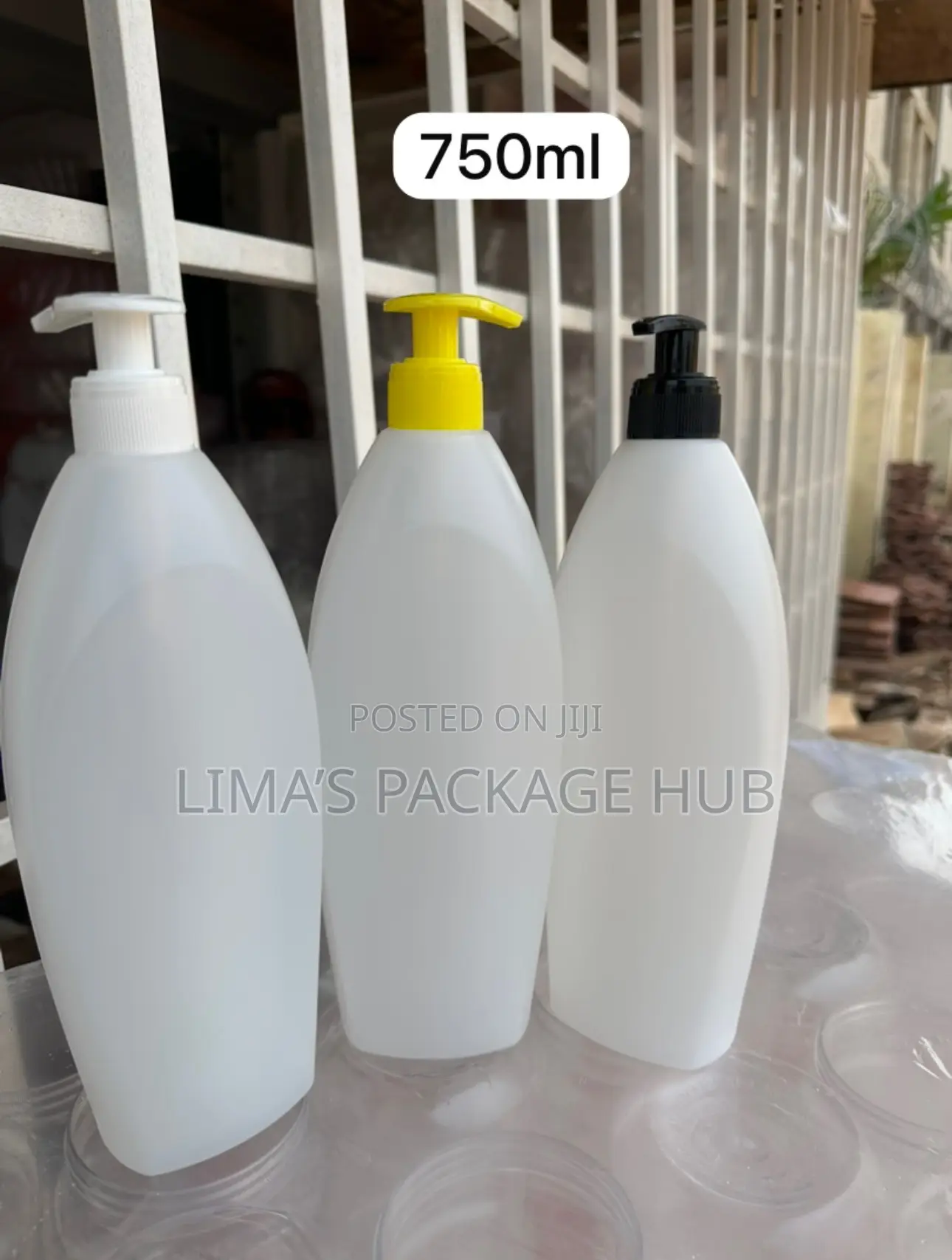 Lotion and Shampoo Bottles