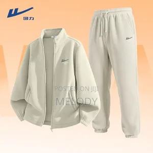 Warrior Fleece Zip Jacket Jogger Tracksuit Set