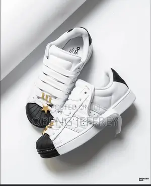 Original Adidas Superstar White, Gold Star