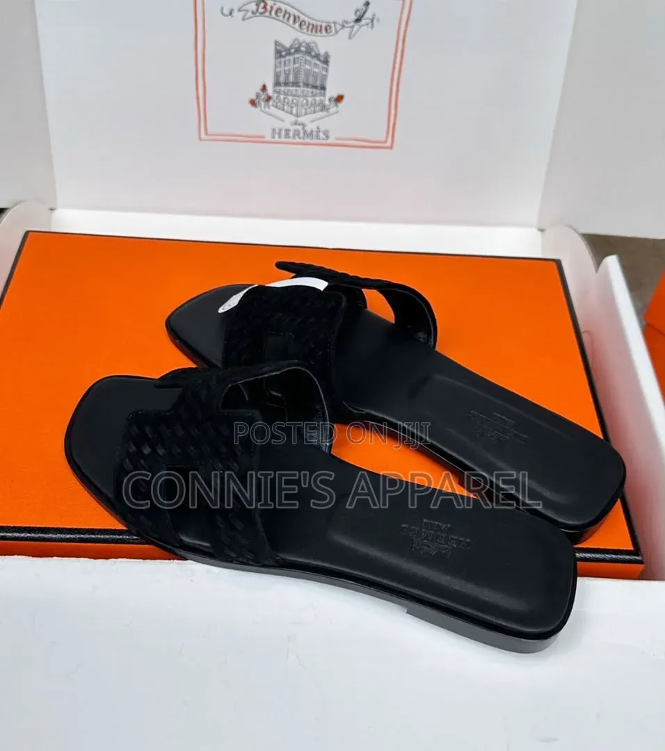 Stylish Women’s Woven Flat Hermes