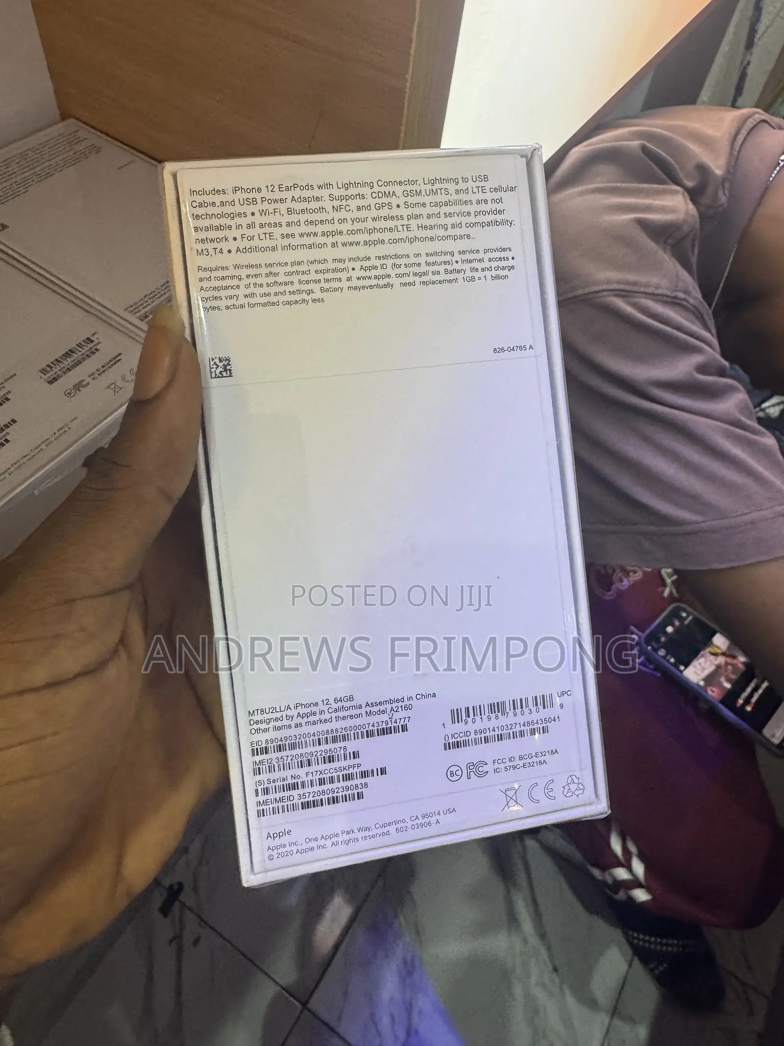 New Apple iPhone 12 64 GB White