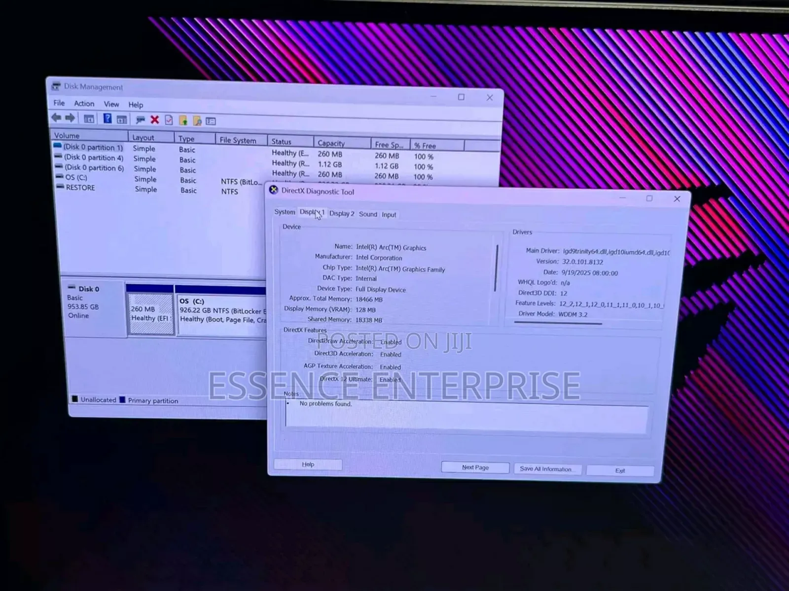 New Laptop Asus ROG Zephyrus G16 32GB Intel Core Ultra 9 SSD 1T