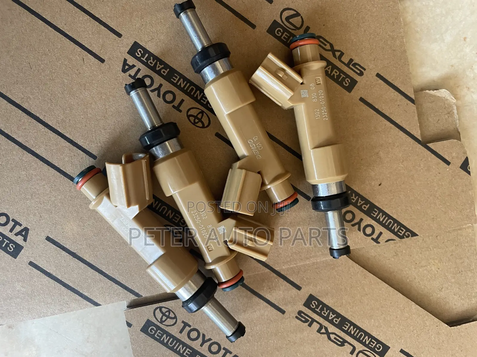 Toyota Corolla 2009-15 Fuel Injectors, 4 Set. Original Japan.