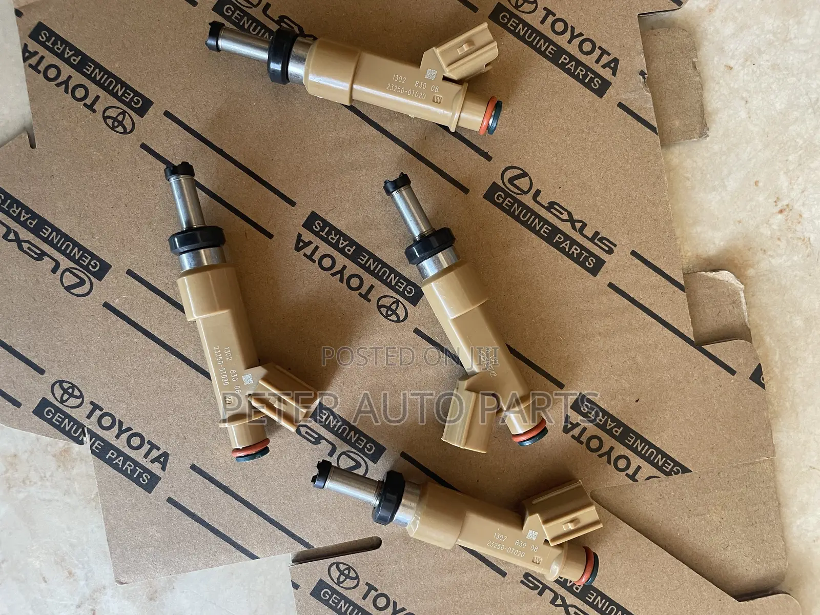 Toyota Corolla 2009-15 Fuel Injectors, 4 Set. Original Japan.