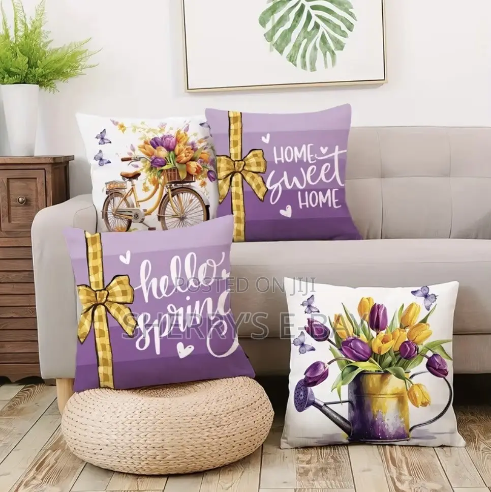 Throw Pillows With Printed Covers