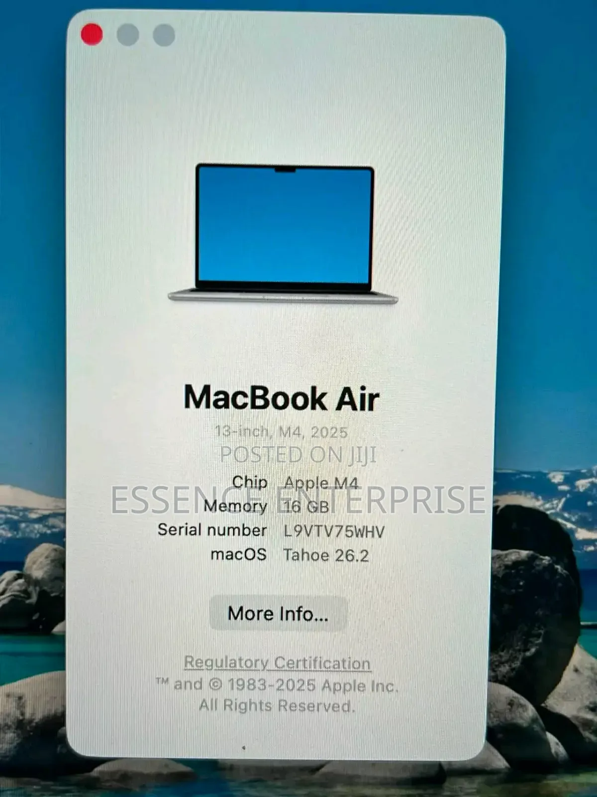 Laptop Apple MacBook Air 2025 M4 16GB Apple M5 SSD 512GB