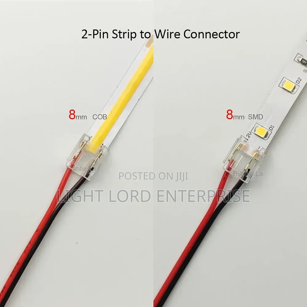 Trendy 2pin Wire to Strip Solderless Connectors