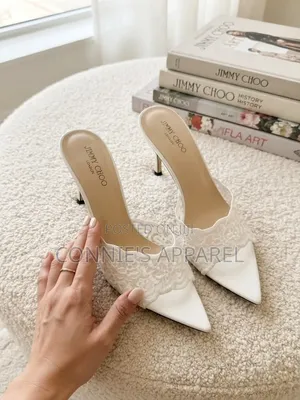 Ladies’ Black Lace Heels