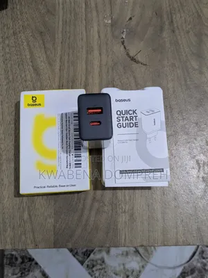 Original Baseus Type C and USB Slots 20w Fast Charging Adapter