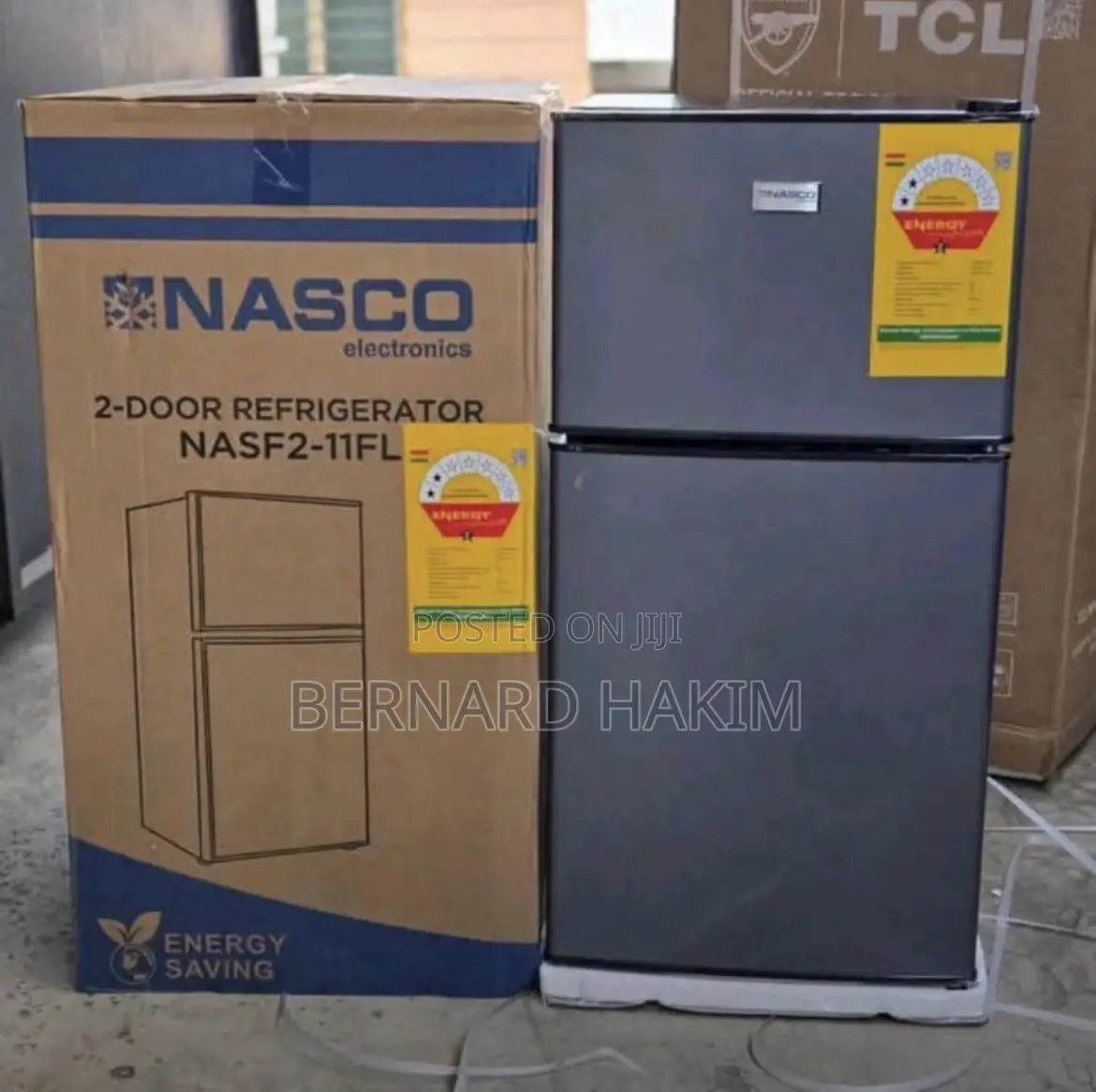 Nasco Table Top Double Door Fridge