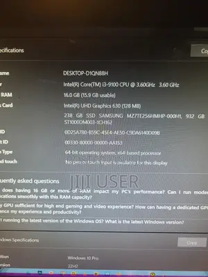 Desktop Computer MSI 16GB Intel Core i3 HDD+SSD 1T