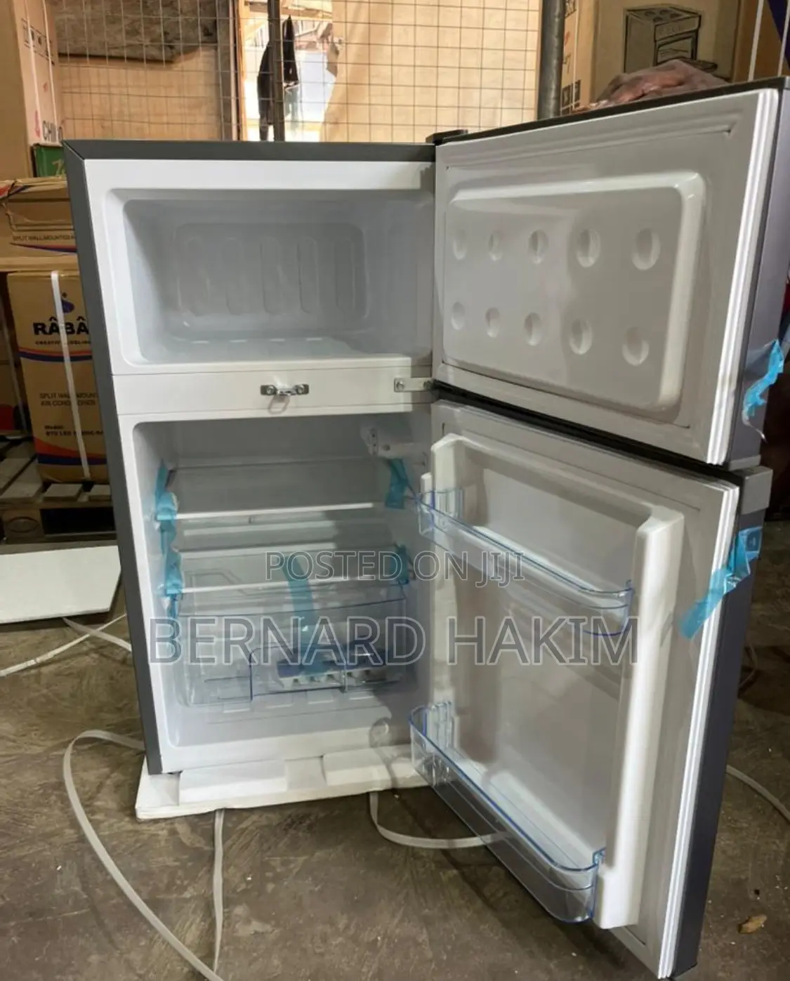 Nasco Table Top Double Door Fridge