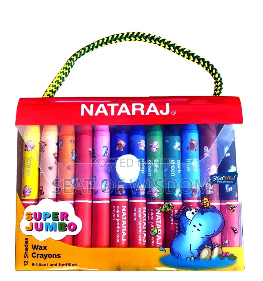 Nataraj Super Jumbo Crayons
