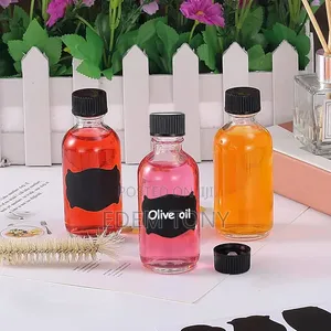 10pack 60ml Bottles With Caps,Small Clear Glass,Wellness Shot Bottles