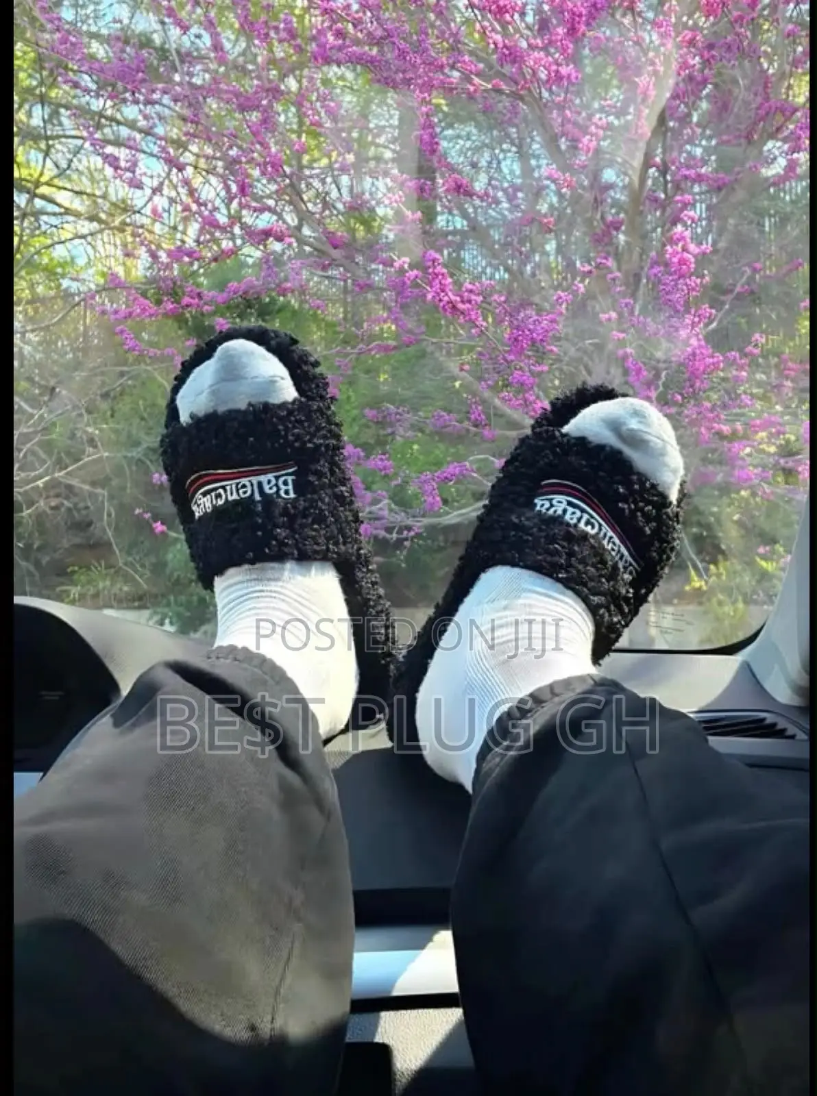 Balenciaga Furry/ Teddy Slide