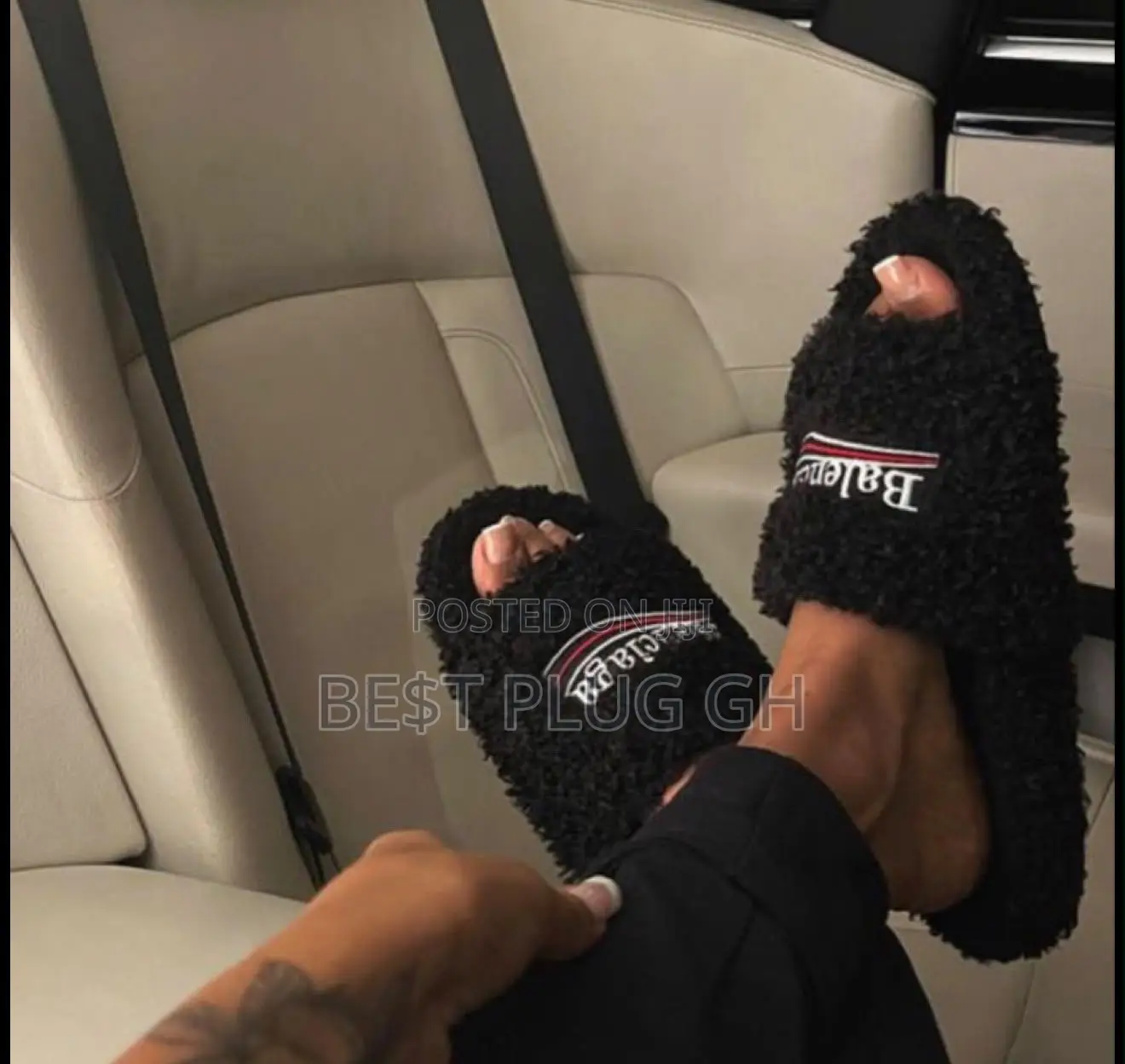 Balenciaga Furry/ Teddy Slide